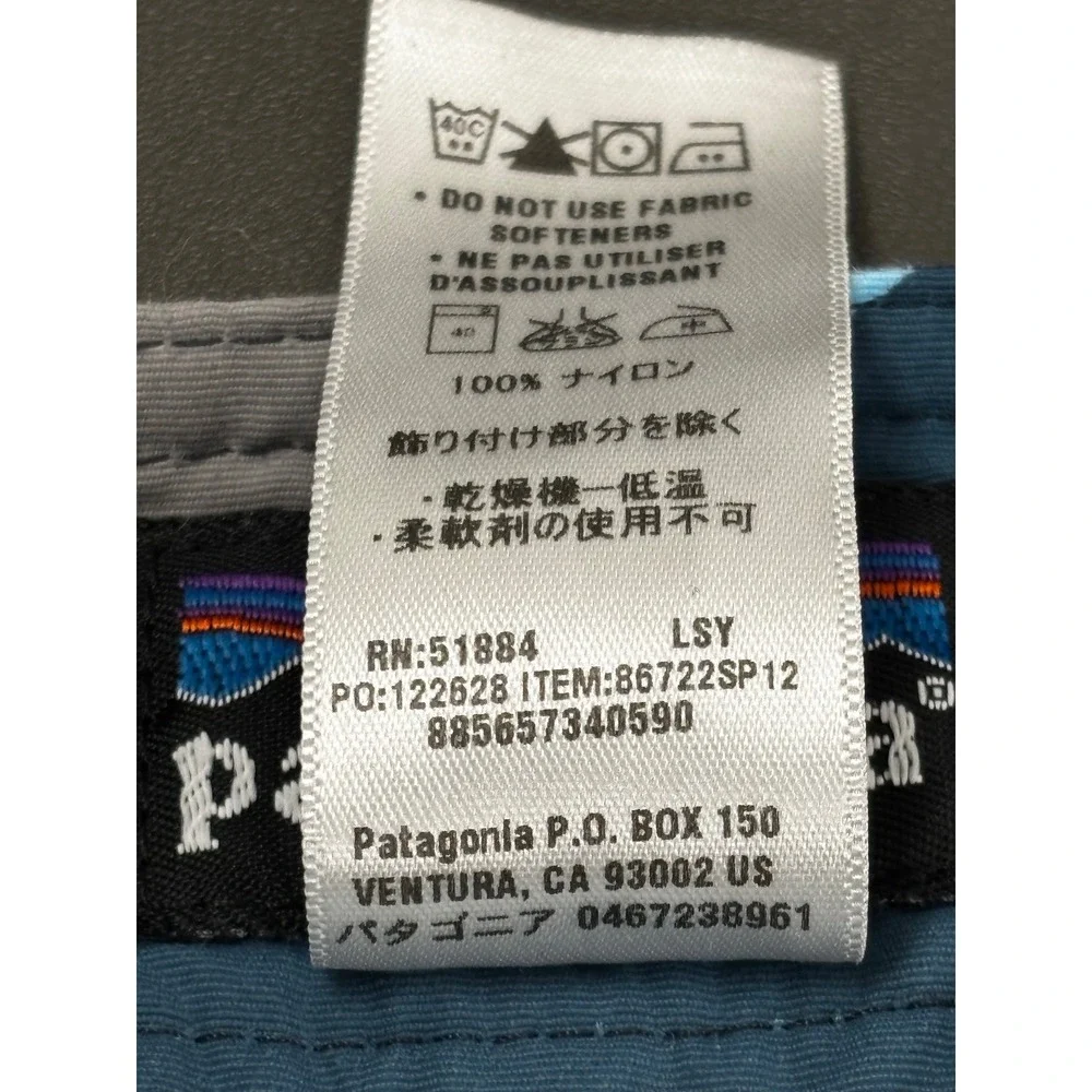 Patagonia Men's Twenty-Three's Wavefarer Board Shorts in Land Quilt Sky Size 32